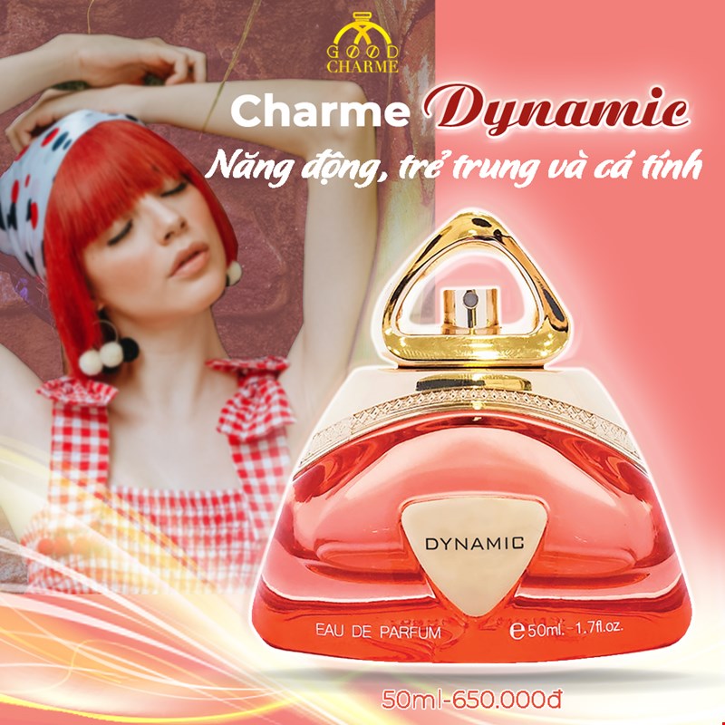 Nước hoa Charme Dynamic Năng động - Trẻ trung - Cá tính