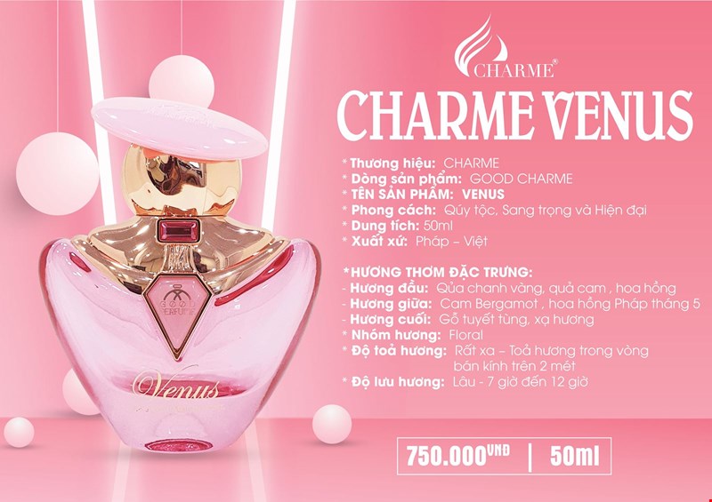 Tinh tế và sang trọng với Charme Venus