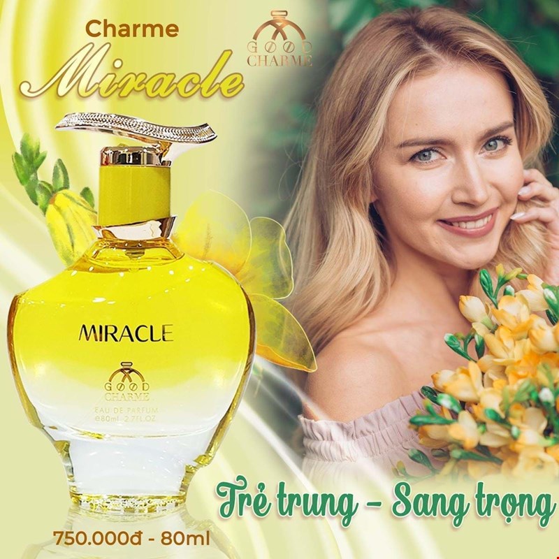 GoodCharme Miracle  – Thơm kiểu Pháp tôn lên vẻ thanh thoát, sang trọng  