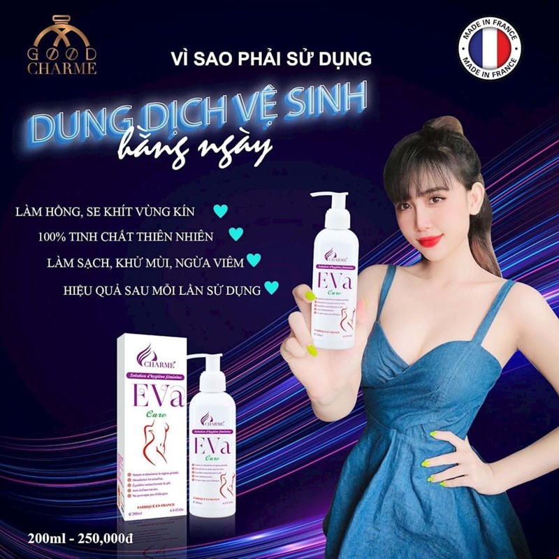 Dung dịch vệ sinh phụ nữ GoodCharme Eva Care 