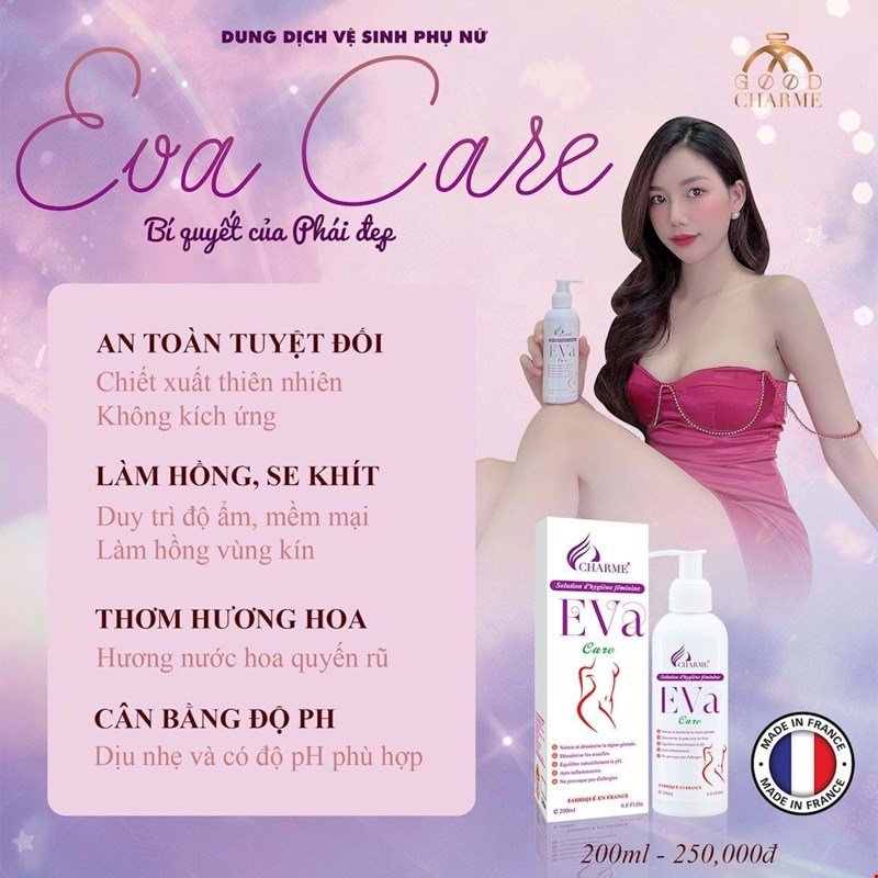 Dung dịch vệ sinh phụ nữ GoodCharme Eva Care 