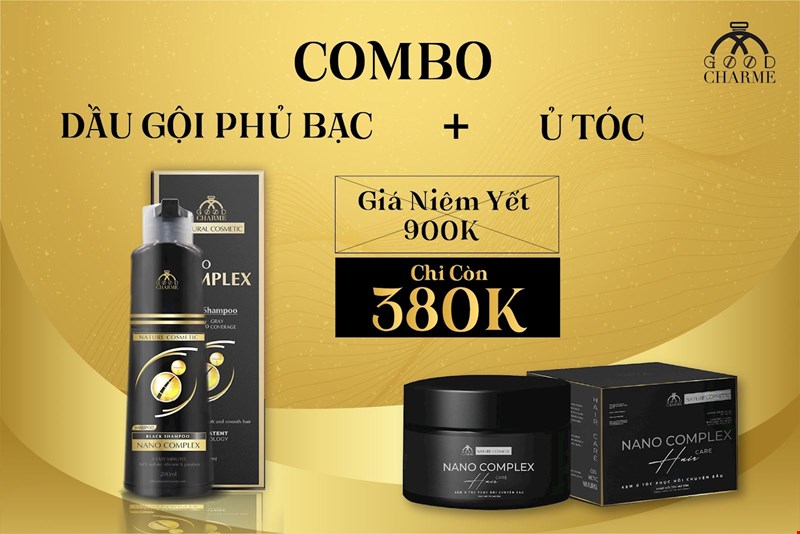 Combo Dầu Gội Phủ Bạc Nano ComPlex