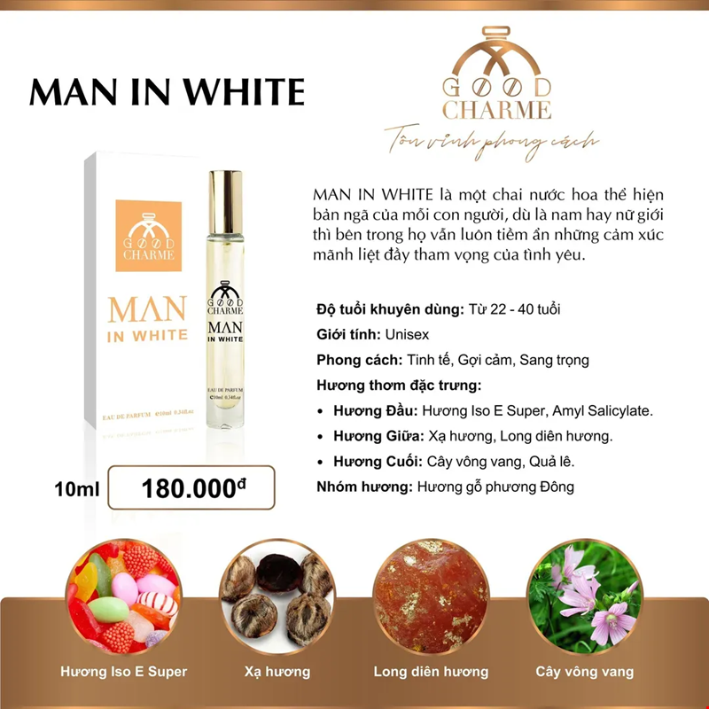 GoodCharme Man White 10ml