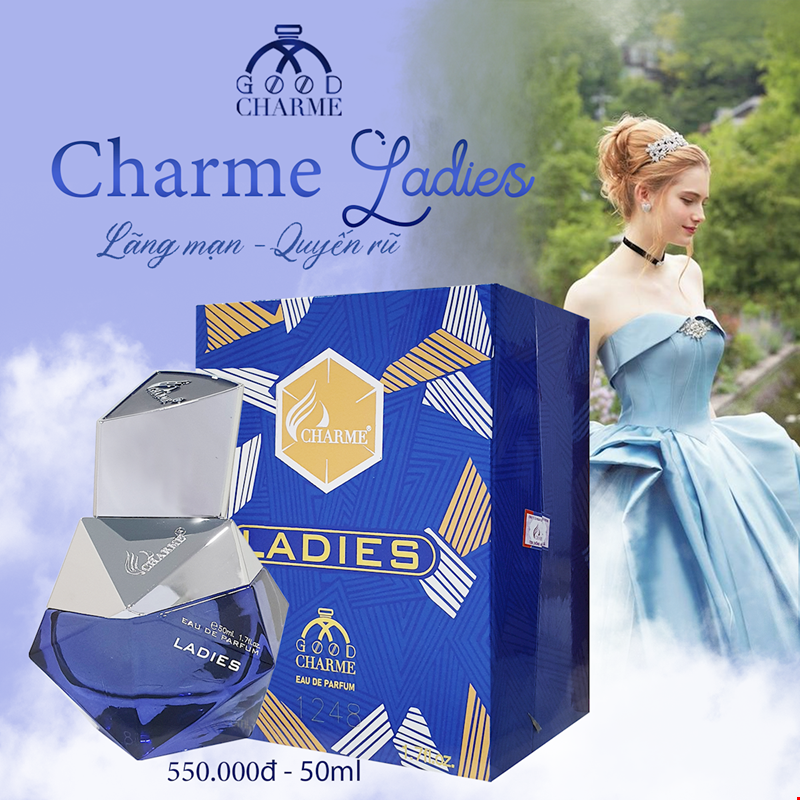 Mùi hương Charme Ladies nồng nàn, dồi dào sức sống 