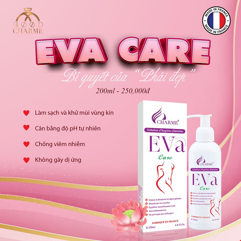 Dung dịch vệ sinh phụ nữ GoodCharme Eva Care 